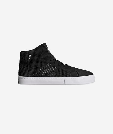 Chaussure de skate Globe La Knit Black White