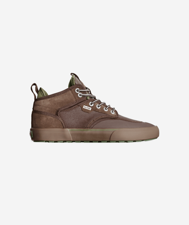 Chaussure de skate Globe Motley Mid Chestnut Olive Summit
