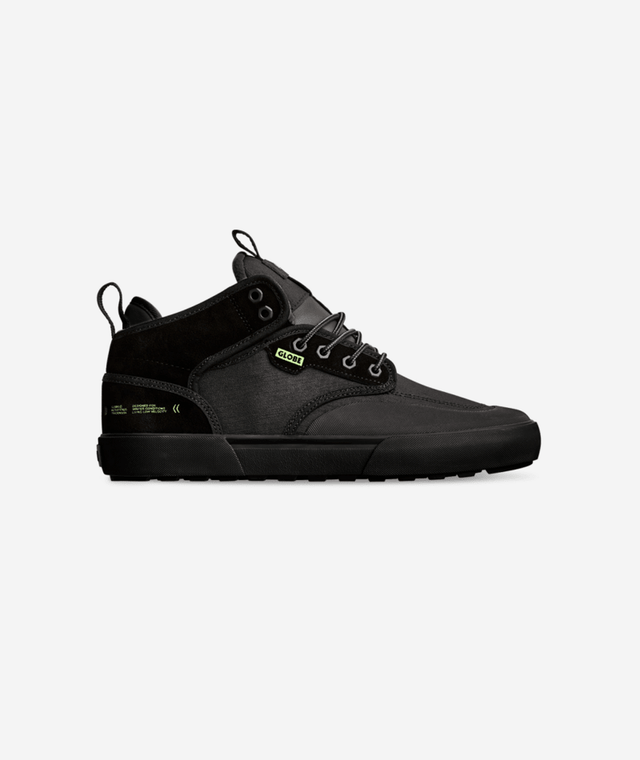 Chaussure de skate Globe Motley Mid Black Lime Summit