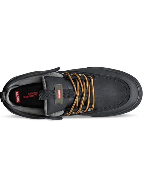 Chaussure de skate Globe Motley Mid Black Gunmetal Trek