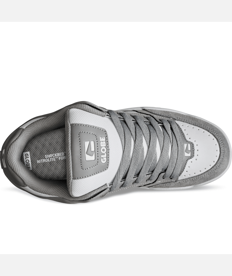 Chaussure de skate Globe Tilt White Light Grey