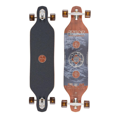Arbor Axis 40" Journey Evergreen - Longboard Drop-Through