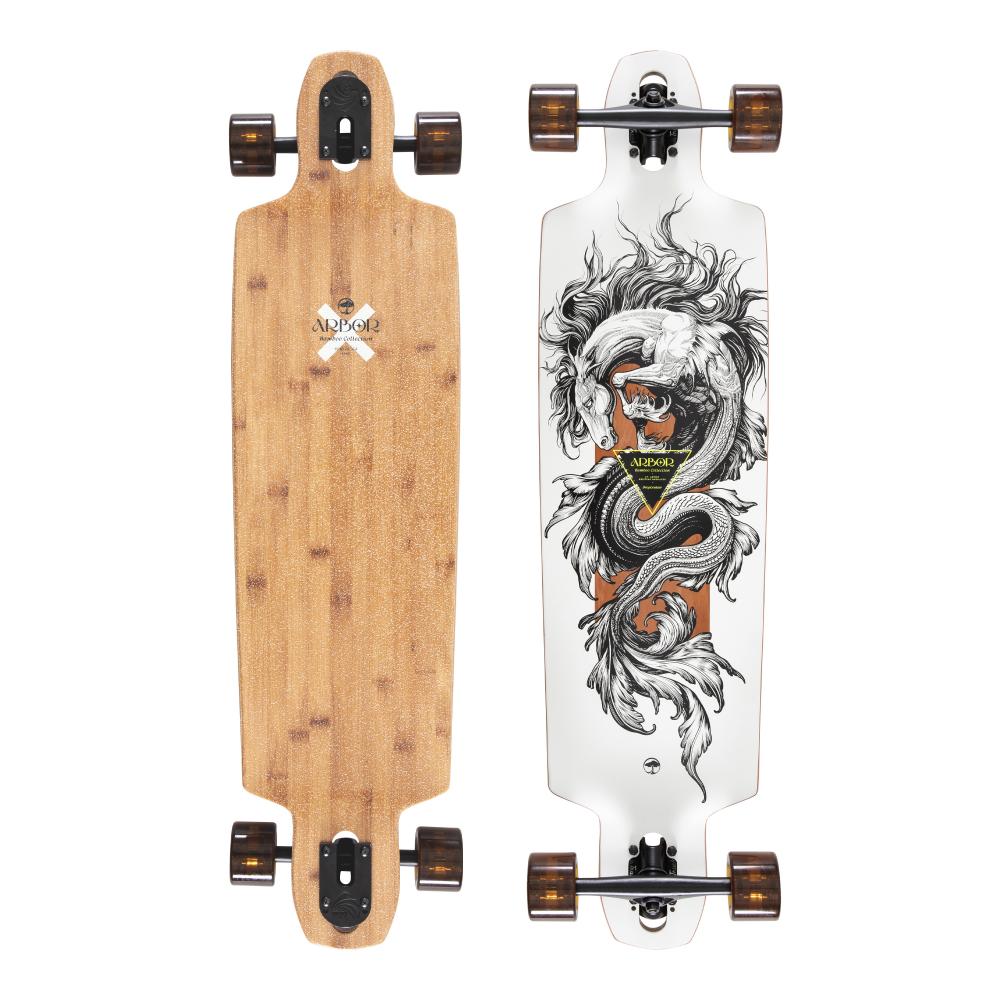 Arbor Bamboo Dropcruiser K. Darmaeva - Longboard Double-Drop 38"