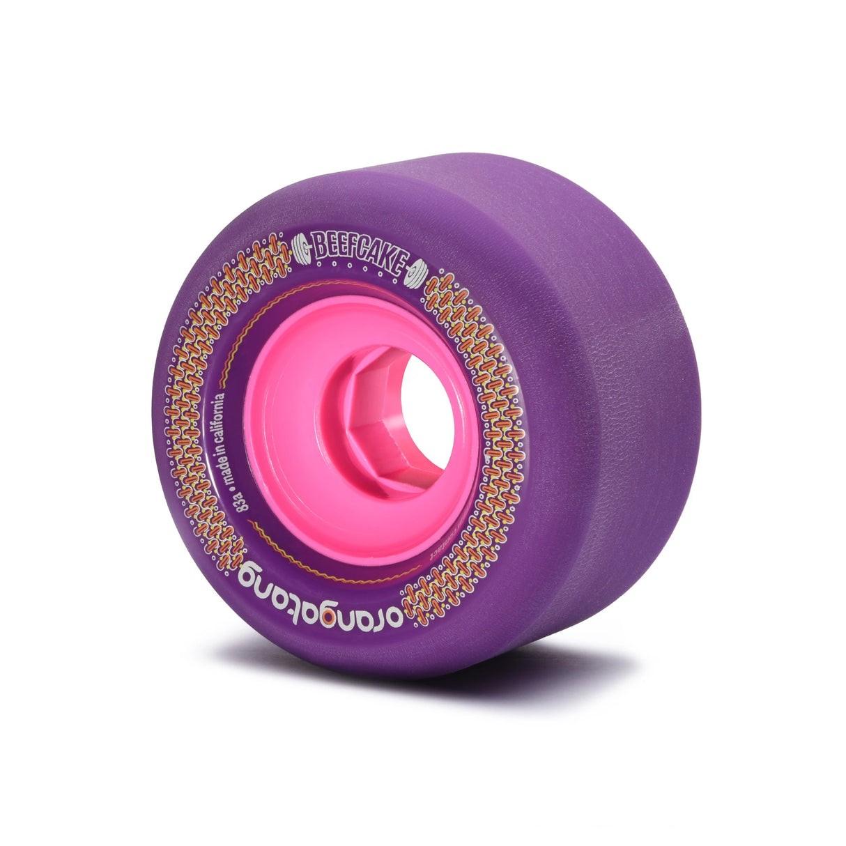 Orangatang Beefcake 73Mm 83A - Roues Freeride Longboard (Set De 4)
