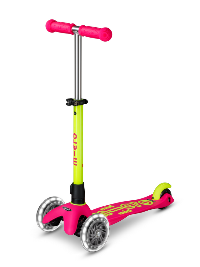 Mini Micro Deluxe Neon Led Flamingo Yellow
