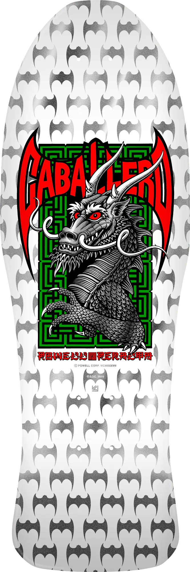 Deck Powell Bb17 Steve Caballero 9.95 White - Éd. Limitée | N4