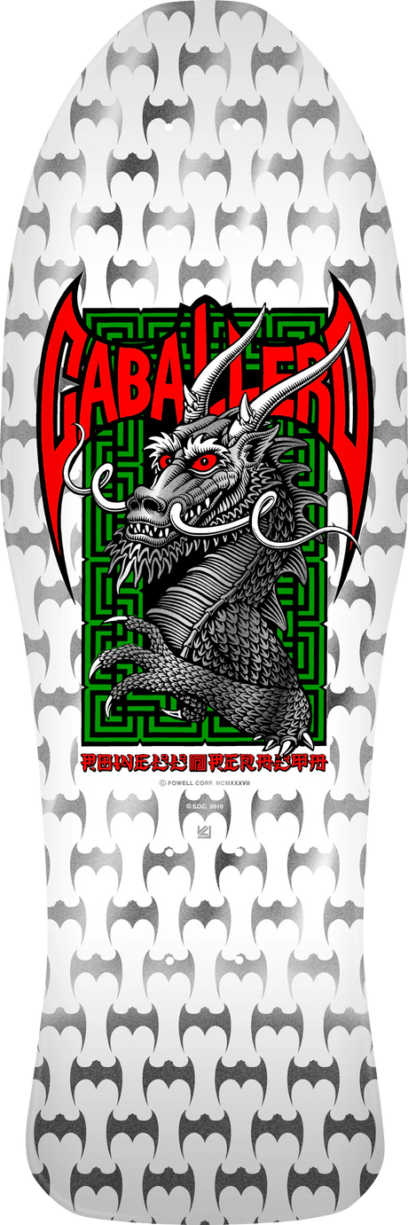 Deck Powell Bb17 Steve Caballero 9.95 White - Éd. Limitée | N4