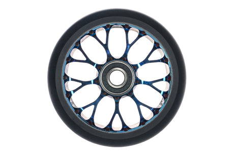 Roue Black Pearl Venom V2 115 12 Std Double Bleu Chrome
