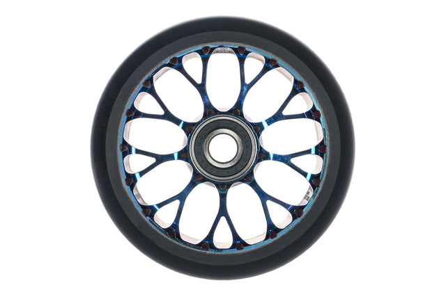 Roue Black Pearl Venom V2 115 12 Std Double Bleu Chrome