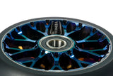 Roue Black Pearl Venom V2 115 12 Std Double Bleu Chrome