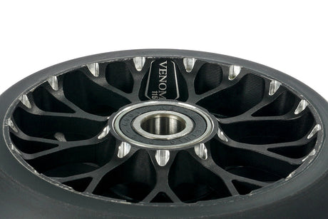 Roue Black Pearl Venom V2 115 12 Std Double Noir