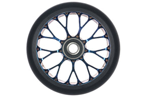 Roue Black Pearl Venom V2 125 12 Std Double Bleu Chrome