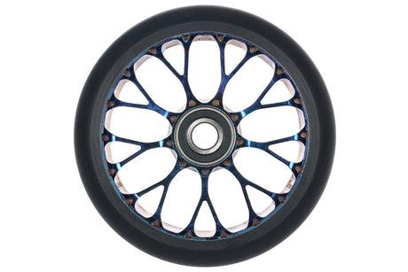 Roue Black Pearl Venom V2 125 12 Std Double Bleu Chrome