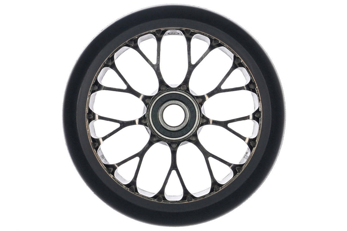 Roue Black Pearl Venom V2 125 12 Std Double Noir Chrome