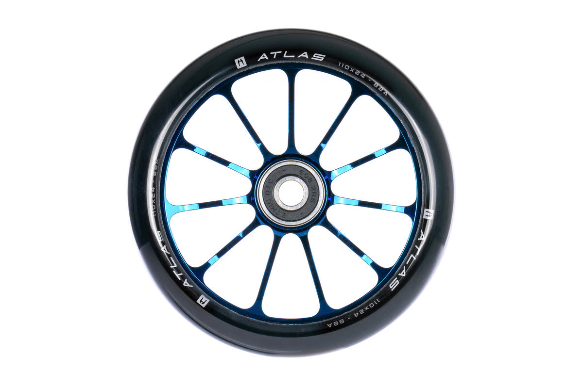 Roue Ethic Dtc Atlas 110 Bleu Chrome