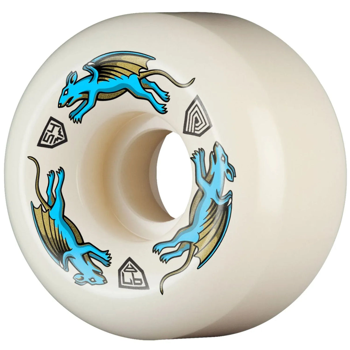 Powell Peralta Dragon Formula Nano Rat Av4 - Roues Skateboard 54Mm 97A Blue