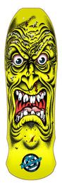 Santa Cruz Rob Roskopp Face Reissue - Deck 9.5" × 31" Yellow