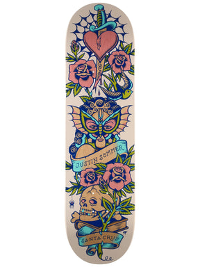 Santa Cruz Justin Sommer Tattooed - Deck 8.25" × 31.8"