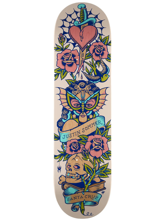 Santa Cruz Justin Sommer Tattooed - Deck 8.25" × 31.8"