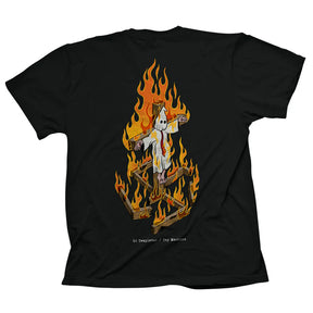 T-Shirt Toy Machine Charred Cross Black - 100% Coton | Graphic Ed Templeton