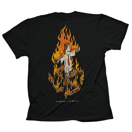 T-Shirt Toy Machine Charred Cross Black - 100% Coton | Graphic Ed Templeton