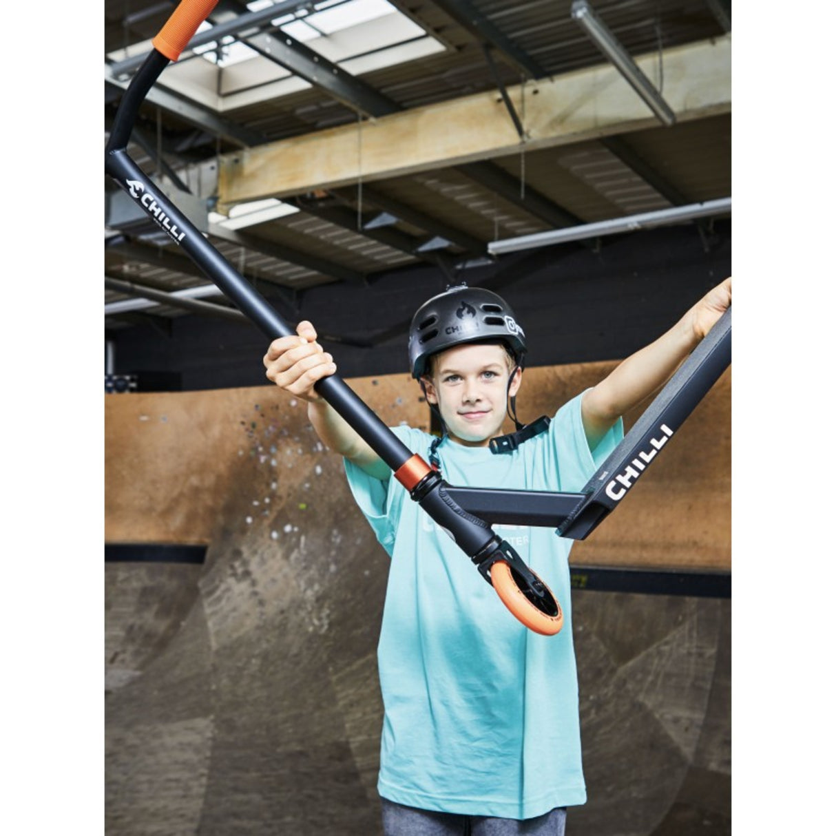 Chilli Pro Scooter Base – Noir/Orange