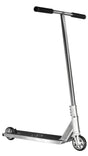Trottinette freestyle Native Format Brut complète, vue de profil, guidon T-bar brut et pièces brut