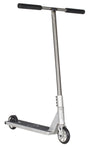 Trottinette freestyle Native Stem Brut complète, vue de profil, guidon T-bar noir et pièces brut