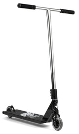 Trottinette freestyle Tilt Contact Shattered complète, vue de profil, guidon T-bar noir et pièces noir chrome